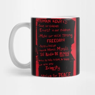 Human Rights, Freedom Mug